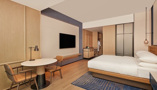 Superior-Zimmer, 1 King-Bett, Stadtblick