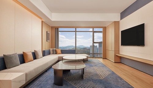 Deluxe-Suite, 1 King-Bett, Stadtblick