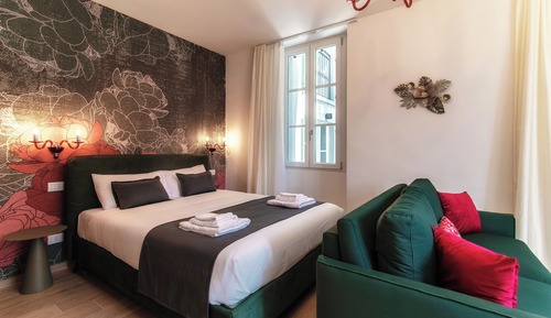 Deluxe-Vierbettzimmer, eingeschränkter Seeblick