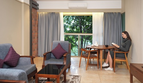 Luxury-Doppelzimmer, Gartenblick