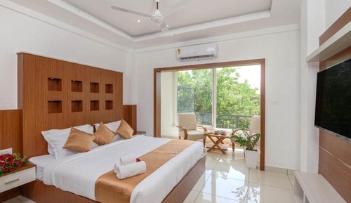 Superior-Doppelzimmer, Balkon, Bergblick