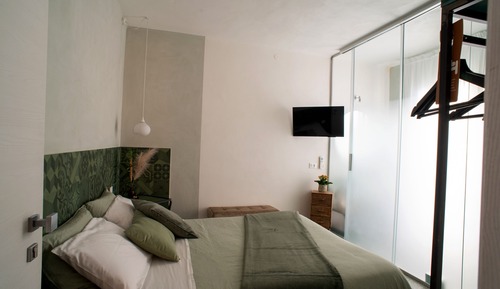 Design-Doppelzimmer, eigenes Bad