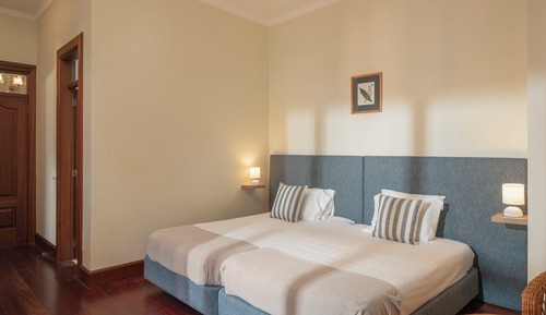 Basic-Zimmer, 2 Einzelbetten, Balkon, Bergblick