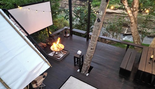 Familien-Zweibettzimmer, Gartenblick