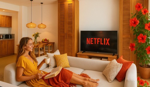 Deluxe-Studio, Nichtraucher, Poolblick