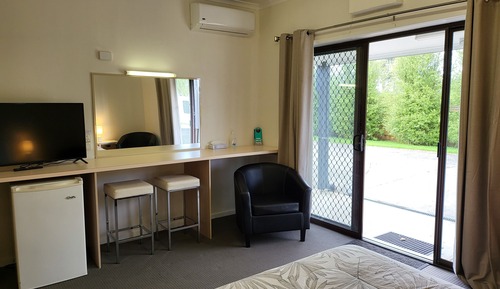 Deluxe-Zimmer, Blick auf den Innenhof