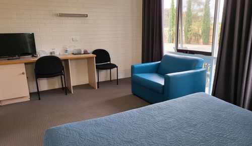 Exclusive-Zimmer, Blick auf den Innenhof