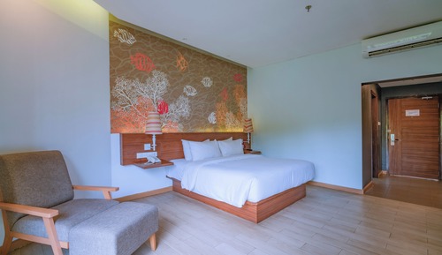 Deluxe-Zimmer, 1 Queen-Bett, Gartenblick