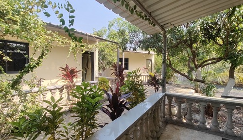 Deluxe-Ferienhaus, Gartenblick