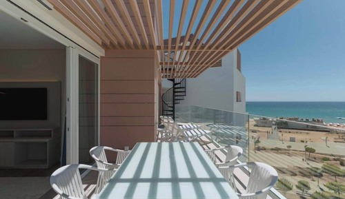 Superior-Apartment, 2 Schlafzimmer, Terrasse, Meerblick (Rooftop)