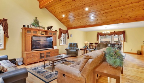 Ferienhütte, Mehrere Betten, Whirlpool, Bergblick (2246)