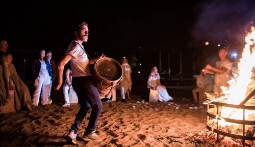 Luxury-Zelt, eigenes Bad