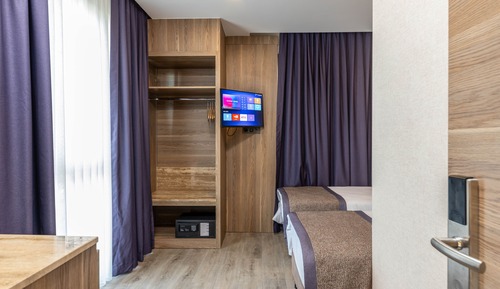 Economy-Zimmer, Stadtblick