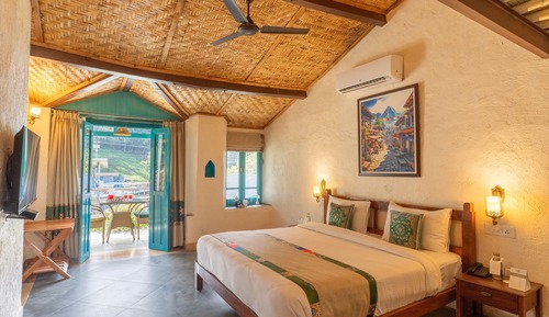 Premium-Zimmer, Balkon, Bergblick