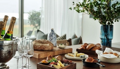Premium-Apartment, Blick auf die Anlage