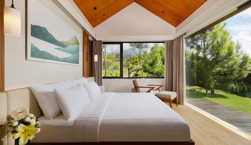 Presidential-Villa, 2 Schlafzimmer, Gartenblick, Bergseite