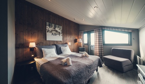 Deluxe-Doppel- oder -Zweibettzimmer, Bergblick
