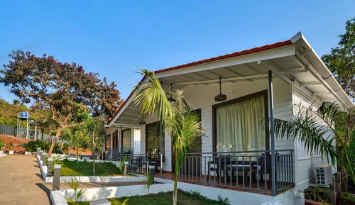 Deluxe-Ferienhaus, Gartenblick