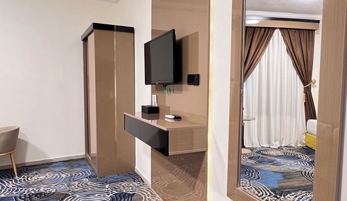 Habitación cuádruple, varias camas