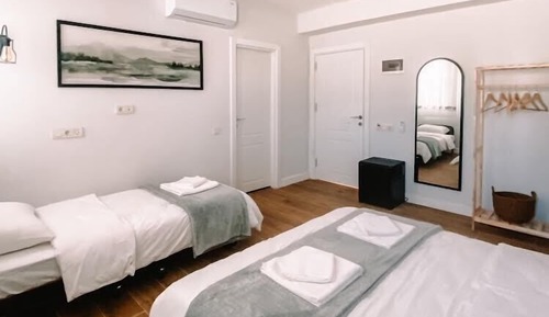 Superior-Zimmer, Mehrere Betten, Terrasse, Gartenblick