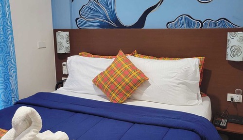 Deluxe-Doppelzimmer, Balkon, Strandblick