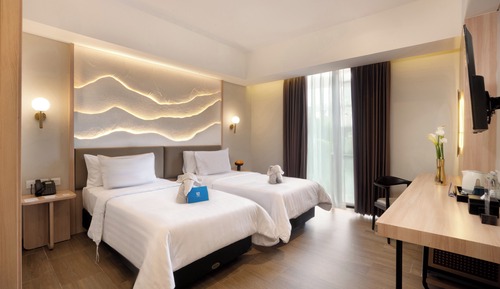 Deluxe-Doppel- oder -Zweibettzimmer, Stadtblick