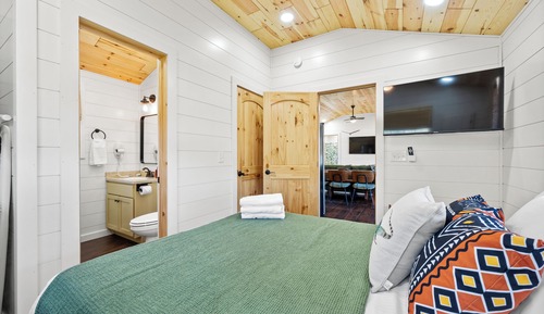 Design-Ferienhütte, 2 Schlafzimmer
