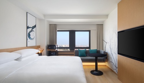 Standardzimmer, 1 King-Bett, Stadtblick