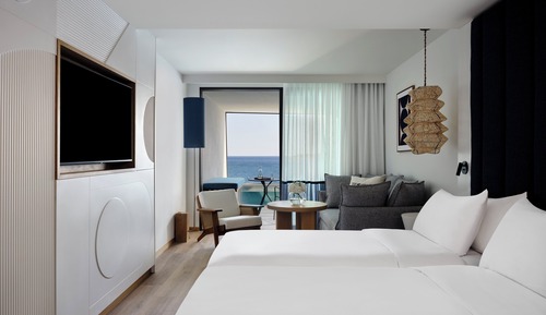 Premium-Zimmer, Mehrere Betten, Meerblick (Private Plunge Pool)
