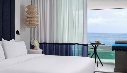 Premium-Zimmer, 1 King-Bett und Schlafsofa, Meerblick (Private Plunge Pool)