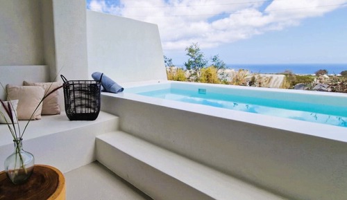 Premium-Suite, 1 Queen-Bett und Schlafsofa, eigener Pool, Meerblick