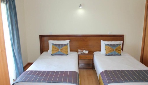 Standard-Zweibettzimmer, 2 Einzelbetten, Nichtraucher, Blick auf den Innenhof