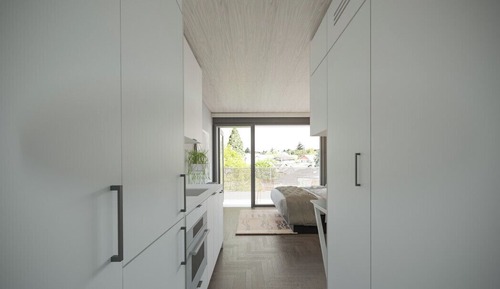Studio, 1 King-Bett, Balkon