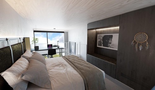 Loft, 1 King-Bett und Schlafsofa, Balkon