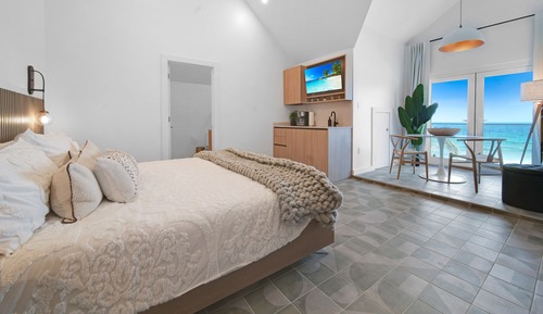 Deluxe-Zimmer, 1 Queen-Bett, Meerblick