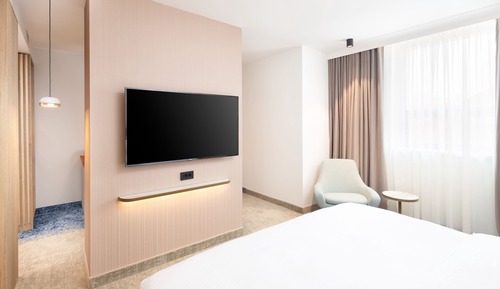 Junior-Suite, 1 King-Bett und Schlafsofa, Nichtraucher, Stadtblick