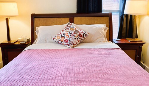 Comfort-Zimmer, 1 Queen-Bett, eigenes Bad, Gartenblick