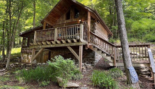 Ferienhütte, 1 Queen-Bett, Whirlpool
