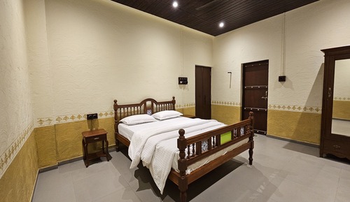 Deluxe-Doppelzimmer, 1 Queen-Bett, Gartenblick