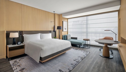 Premier-Zimmer, 1 King-Bett, Stadtblick