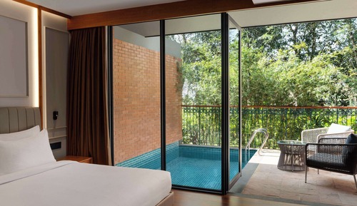 Premium-Villa, 1 Queen-Bett (Pool)