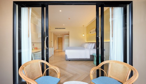 Deluxe-Doppelzimmer, 1 King-Bett, Balkon