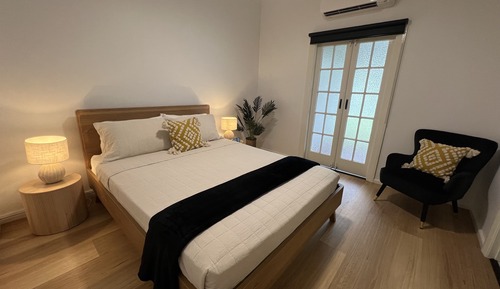 Premium-Apartment, 2 Schlafzimmer, Küche, Gartenblick