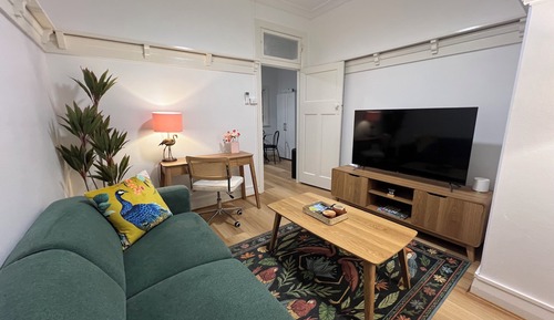 Premium-Apartment, 1 Schlafzimmer, Küche, Gartenblick