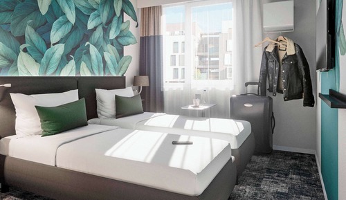 Standardzimmer, 2 Einzelbetten, barrierefrei