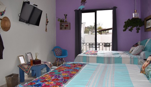 Luxury room suite with 2 queen beds, beautiful terrace with majestic views and private bathroom