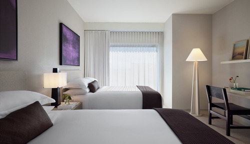 Zimmer, 2 Queen-Betten, Bergblick