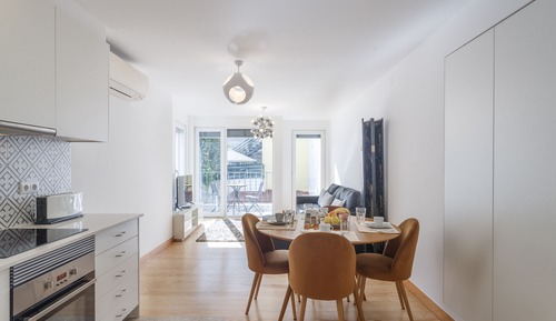 Economy-Apartment, 1 Doppelbett und Schlafsofa, Balkon