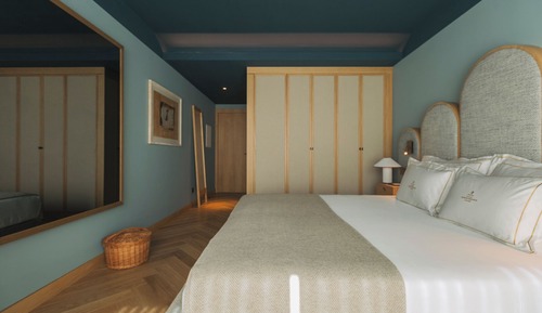 Deluxe-Zimmer, Badewanne, Bergblick