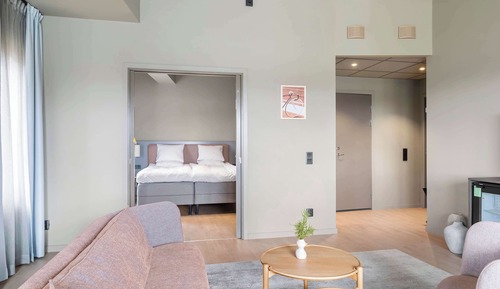 Junior-Suite, 1 King-Bett, Balkon, Meerblick (with Sofabed)